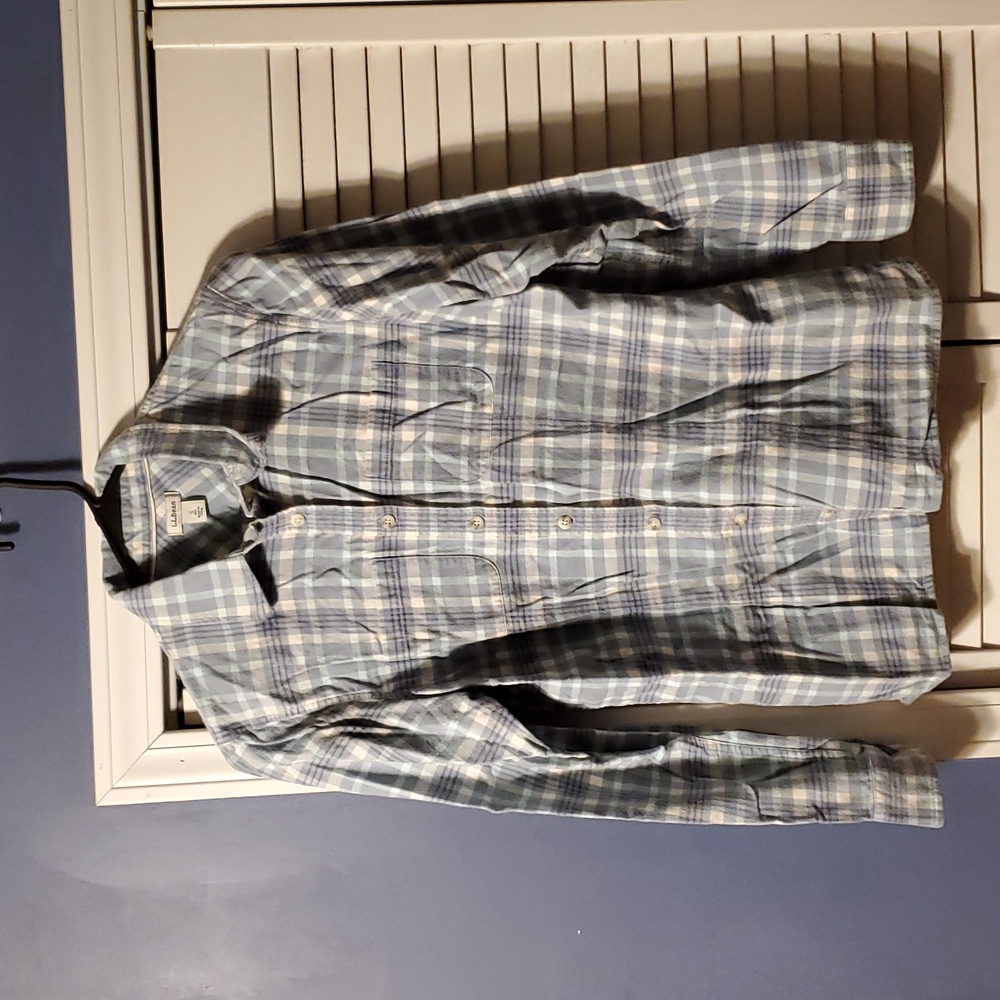 LL Bean flannel button up